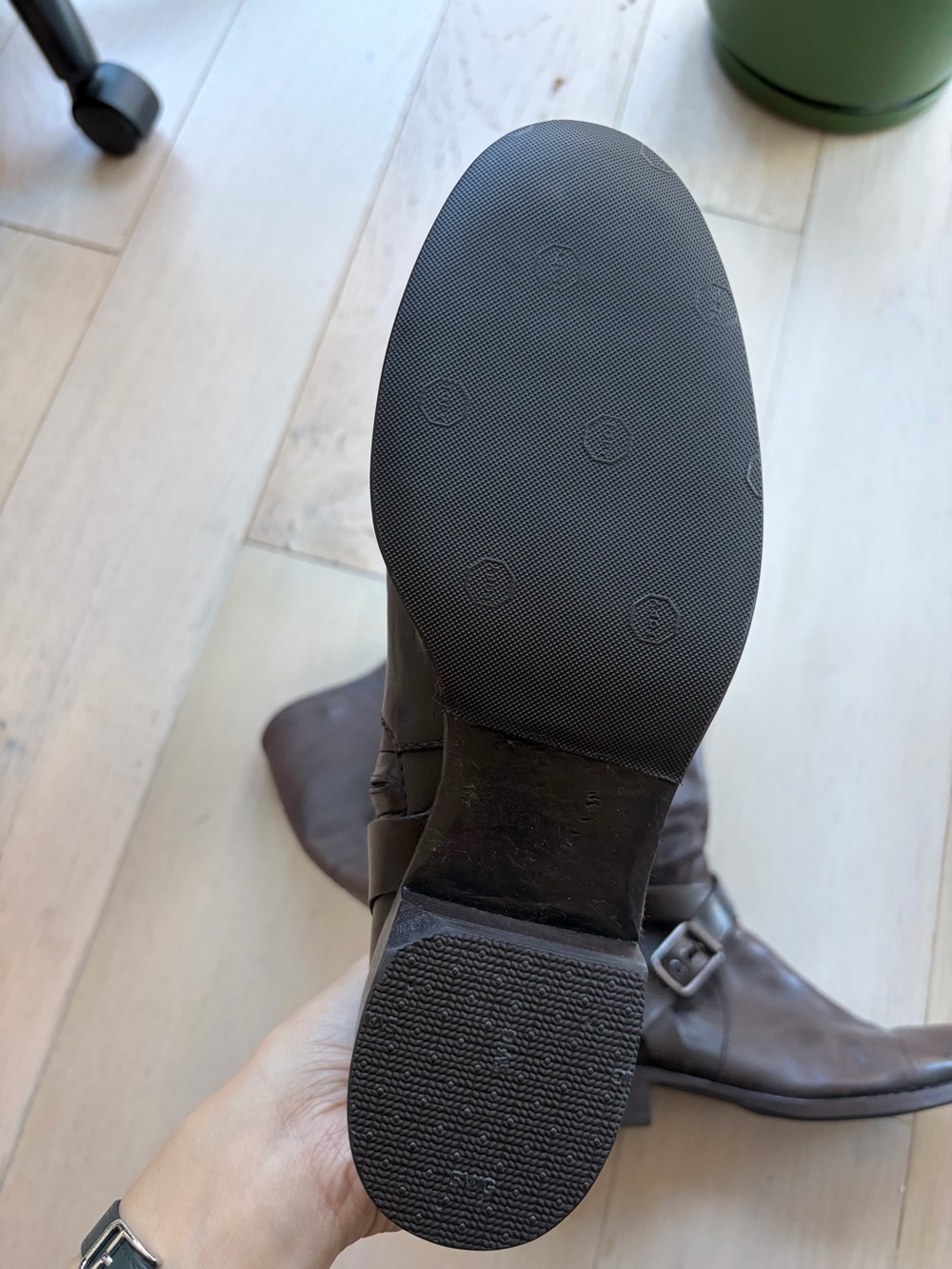 Celine Classic Leather Riding Boots - Dark Brown 38 - Picture 2 of 3